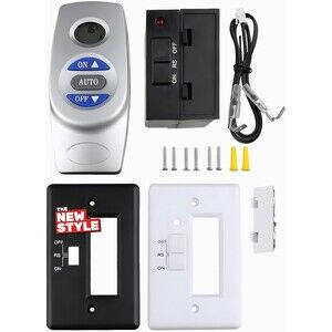Fireplace Remote Control Kit RCST, On/Off Thermostat LCD RCB01A Gas Valve